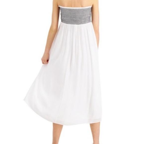 INC International Concepts White Smocked Waist Convertible Skirt Sz XL NWT - Picture 12 of 14